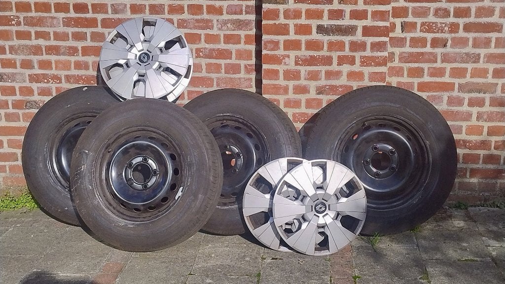 Originele nieuwe velgen en banden, Ophalen, Bestelwagen, 16 inch, Banden en Velgen