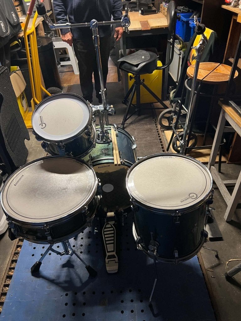 drumstel, Muziek en Instrumenten, Ophalen, Gebruikt, Ludwig