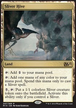 Sliver Hive - M15 - MTG - BIJNA NM, Hobby en Vrije tijd, Ophalen of Verzenden