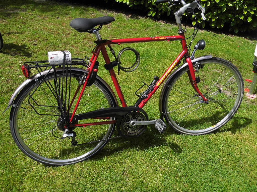 Gazelle Medeo herenfiets, Fietsen en Brommers, Ophalen, 28 inch, Gebruikt, Velgrem