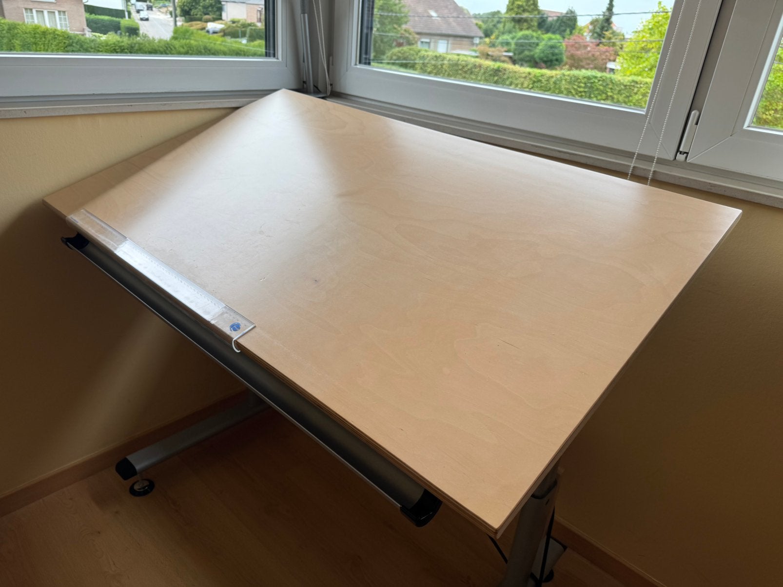Paidi jeugdbureau - hoogte verstelbaar, Maison & Meubles, Bureaux, Autres marques, 120 cm, Utilisé, Bureau enfant