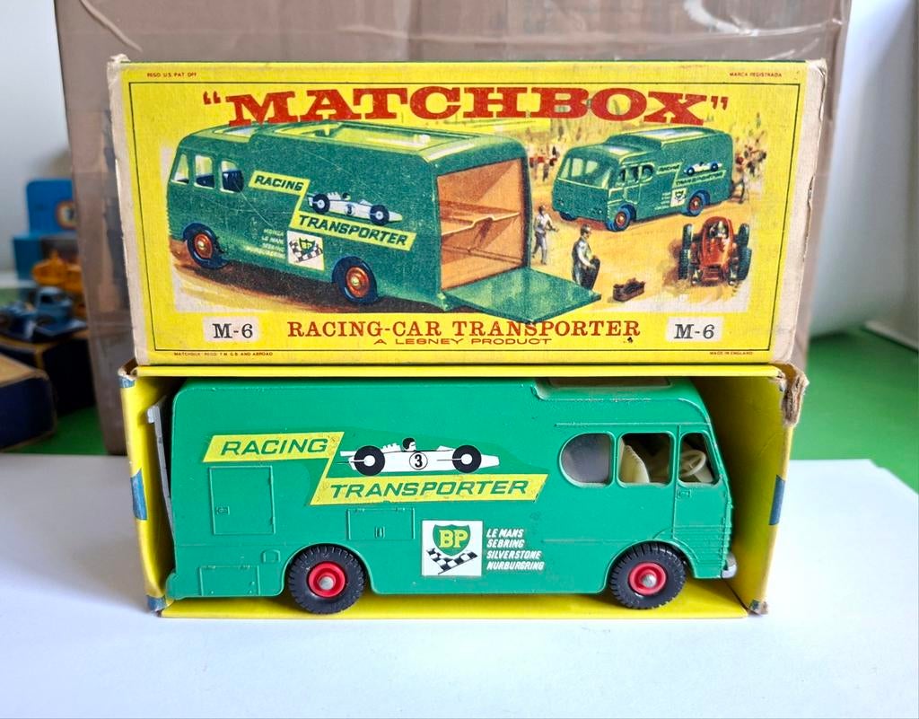 Matchbox major pack racing car transporter M-6, Ophalen of Verzenden, Matchbox