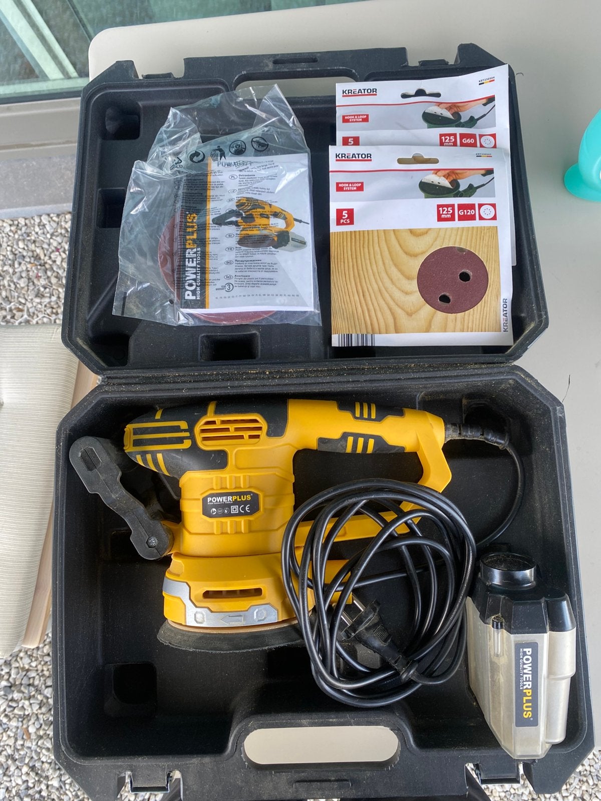 A vendre ponceuse powerplus, Bricolage & Construction, Outillage | Ponceuses, Enlèvement, Comme neuf