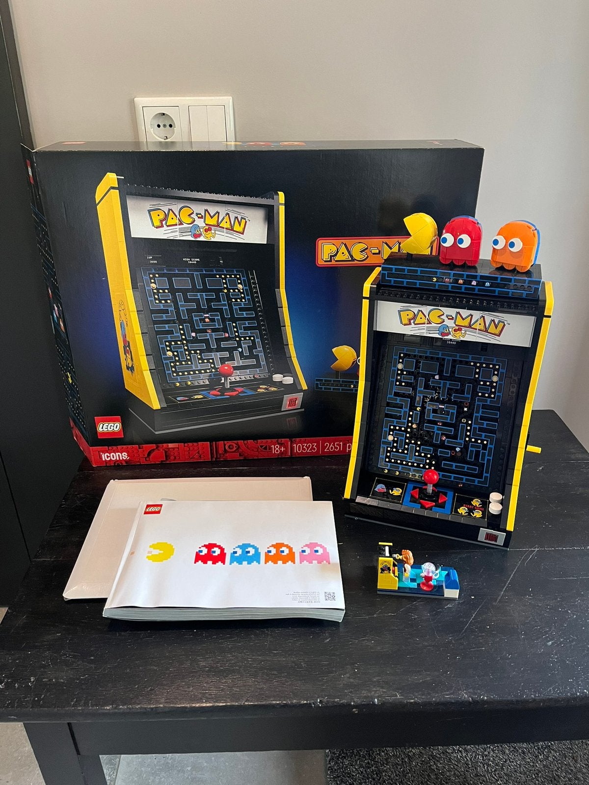 Lego icons 10323 Pac-man arcade, Lego, Ensemble complet, Comme neuf, Enlèvement