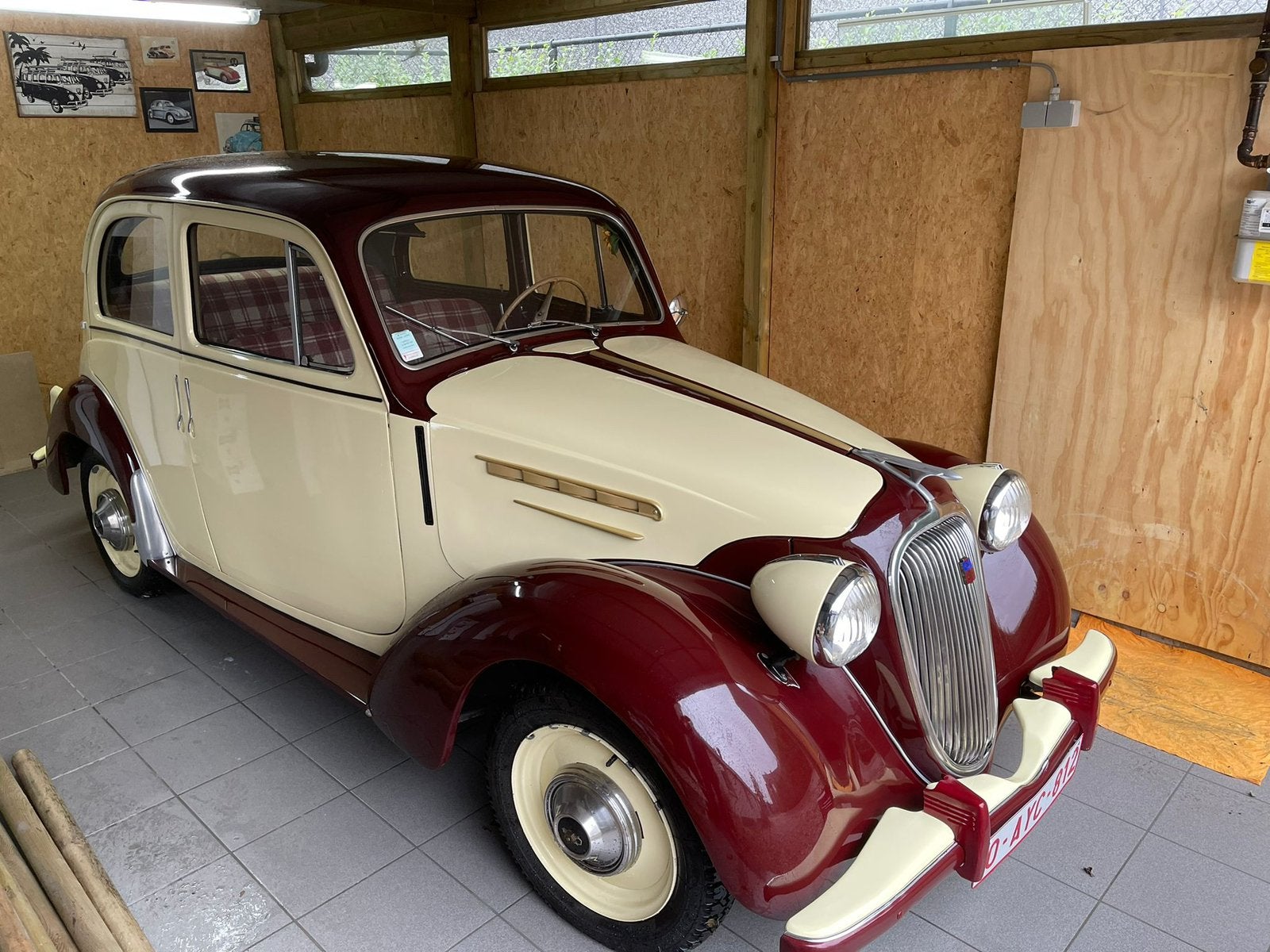 SIMCA 8 / uniek, Auto's, Overige Auto's, 4 deurs, Stof, Overige kleuren, Overige kleuren