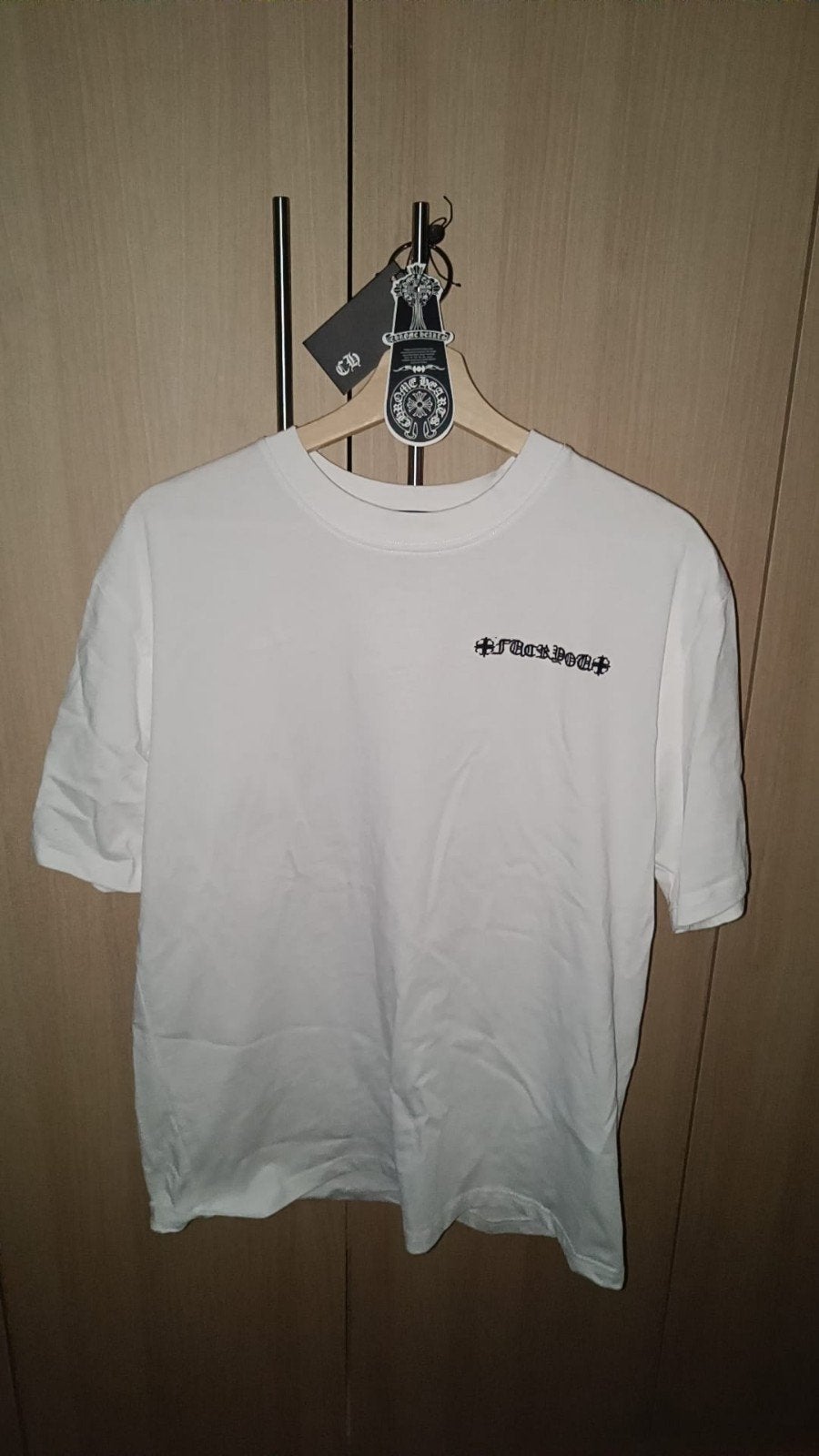 Chrome heart t shirt, Christian dior, Enlèvement ou Envoi, Blanc, Taille 52/54 (L)