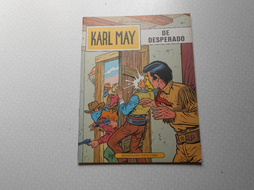 Karl may 62 De desperado 1980 1 ste druk., Willy Vandersteen, Eén stripboek, Ophalen of Verzenden, Zo goed als nieuw