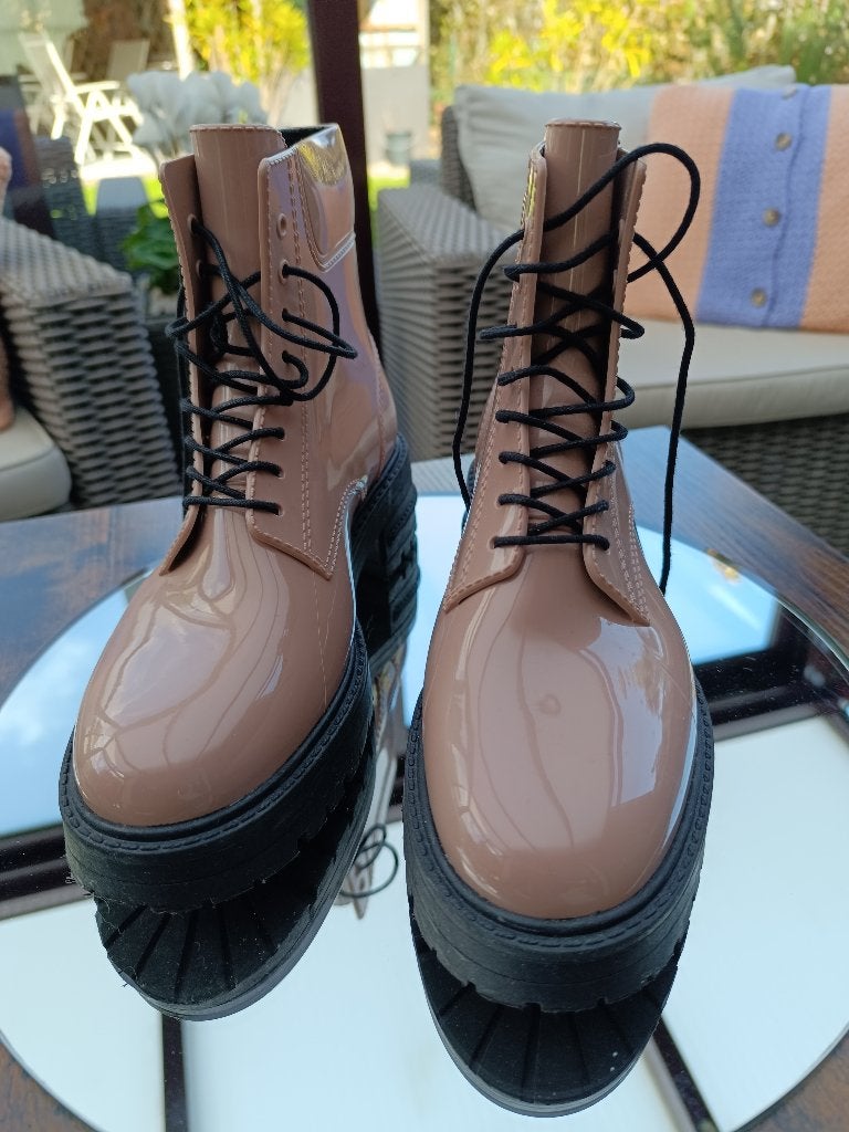 Nieuwe lederen Boots Lemon Jelly maat 39, Lage of Enkellaarzen, Nieuw, Lemon Jelly, Ophalen of Verzenden
