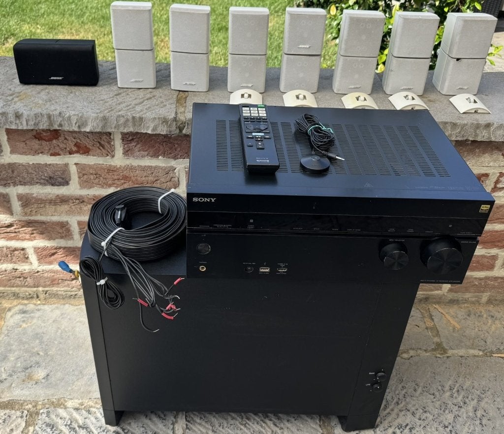 Complete Bose Acoustimass 6 Series III System + Verst. Sony, TV, Hi-fi & Vidéo, Enceintes, Utilisé, Autres types, 150 watts ou plus