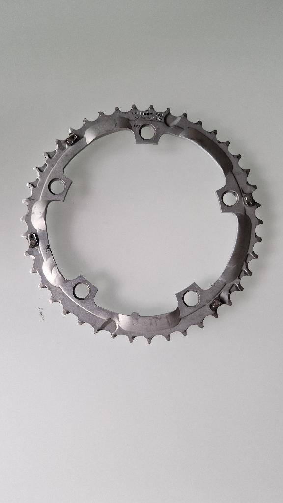 Shimano Ultegra kettingblad - tandwiel vooraan 42T - triple, Fietsen en Brommers, Crankstel of Pedalen, Gebruikt, Shimano Ultegra