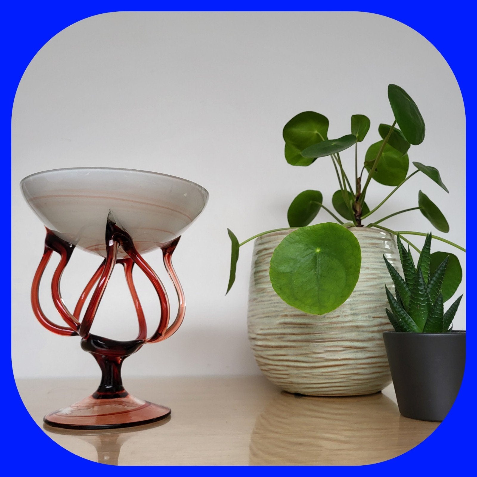 Vintage Josefina Krosno Octopus Jellyfish Vase, Enlèvement