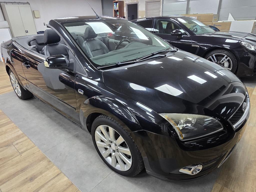 FORD FOCUS CABRIO 2.0 AUT 2008 CUIR/AIRCO/JA17/163000KM, Achat, Entreprise, Cabriolet, Noir
