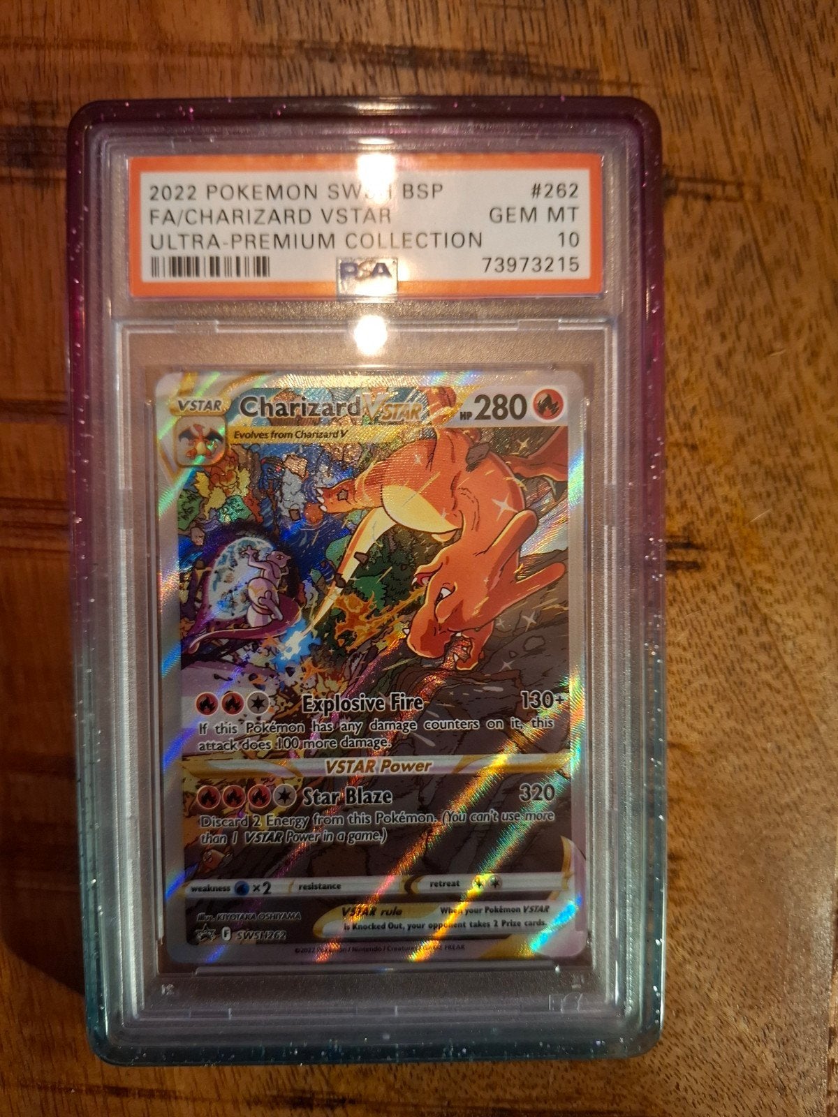 Charizard Vstar #262 PSA 10, Ophalen of Verzenden, Nieuw, Losse kaart, Foil