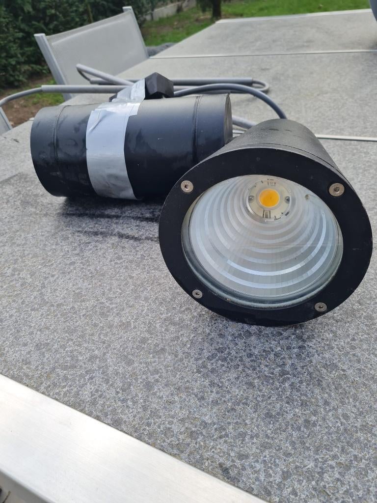 BUITENLAMP UPLIGHTER  (quasi niet gebruikt ), Ophalen, Gebruikt, Staal, Overige typen