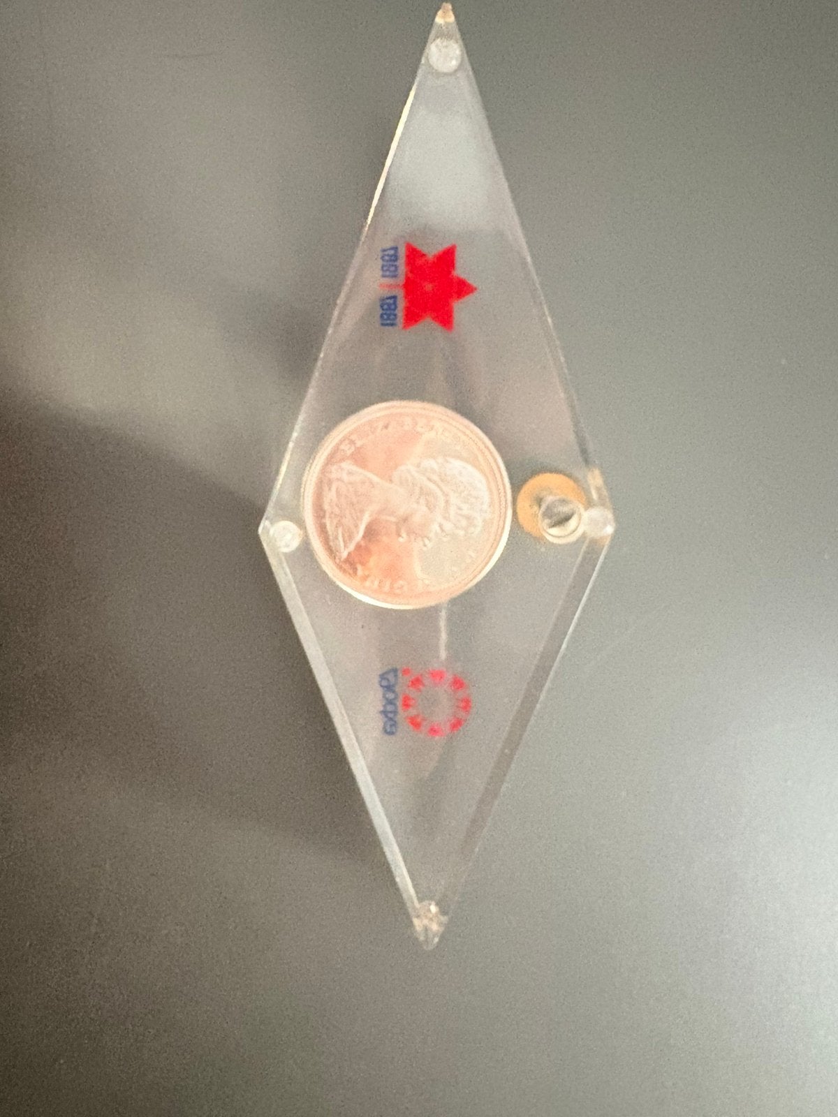 Porte-stylo Vintage Expo 67 Canada – Pièce en argent, Envoi, Argent