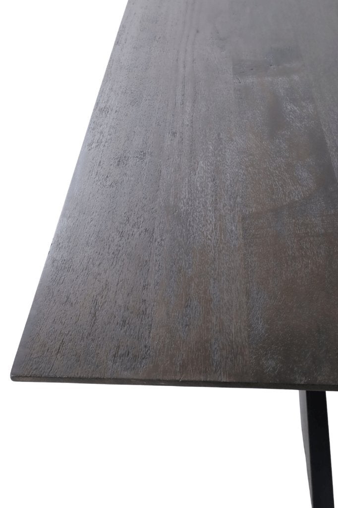 Rechte eettafel walnoot 2 meter, Huis en Inrichting, Tafels | Eettafels, Ophalen, Nieuw, 50 tot 100 cm, Vijf personen of meer