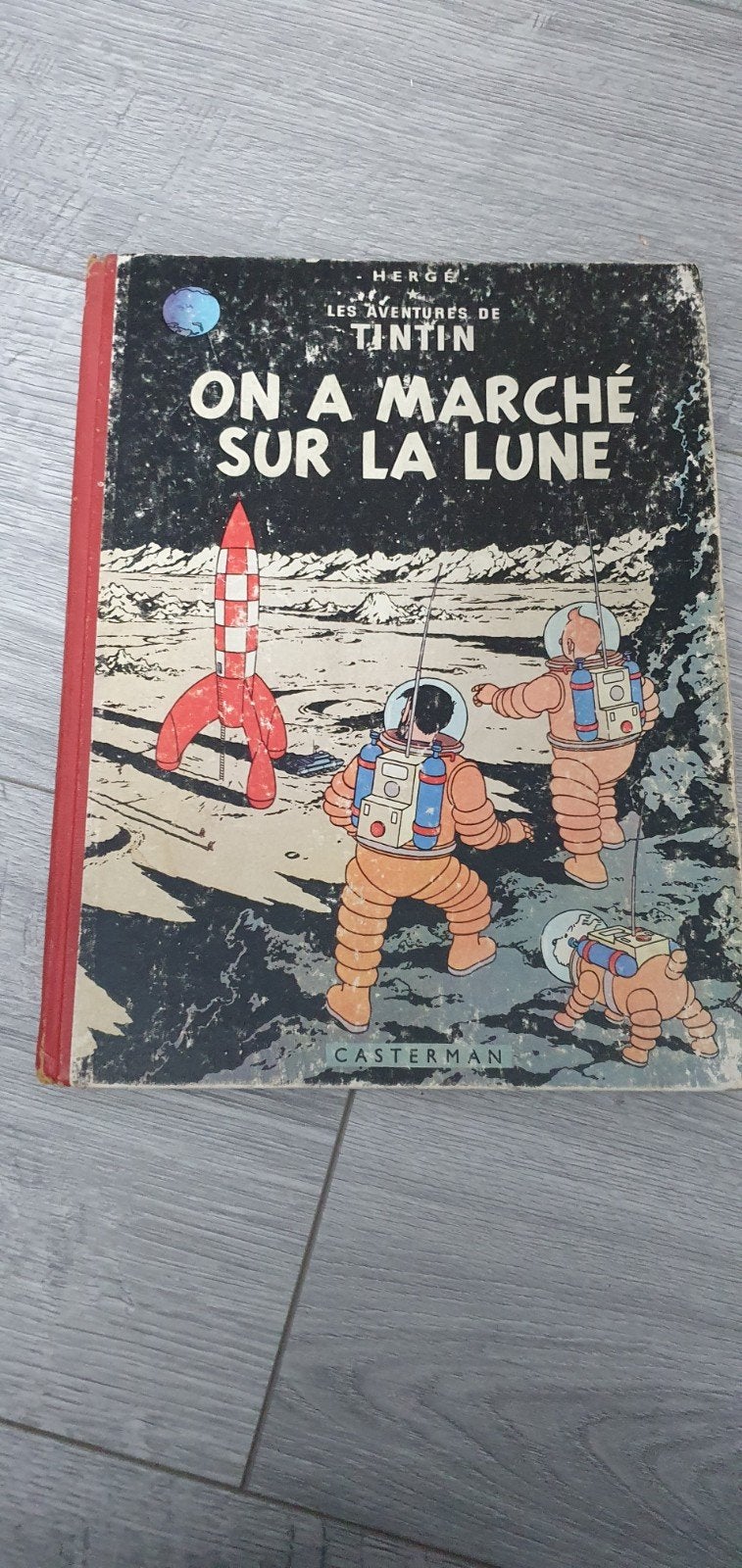 BD Tintin On a Marchè Sur la Lune, Collections, Enlèvement ou Envoi, Tintin, Utilisé