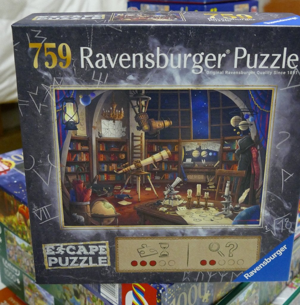 Escape puzzle Ravensburger, Ophalen, 500 t/m 1500 stukjes, Gebruikt, Legpuzzel