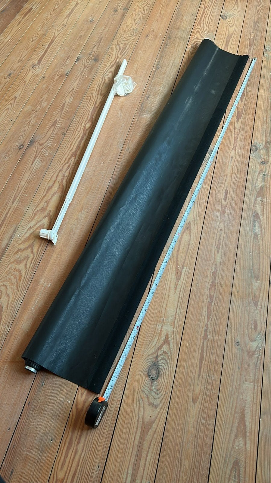 Fridans rolgordijn 140cm, Huis en Inrichting, Ophalen, Verduisterend, Zwart, Nieuw