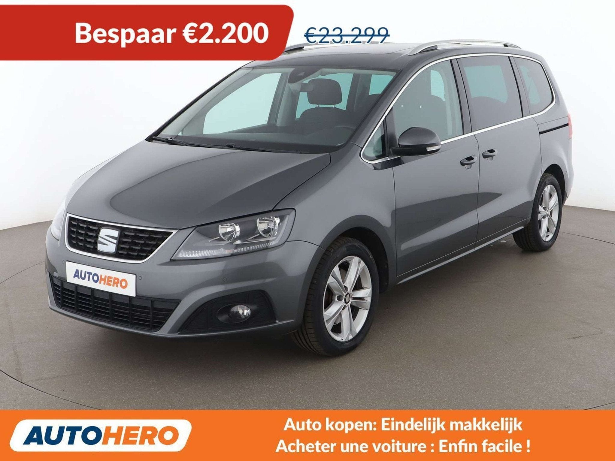 SEAT Alhambra 1.4 TSI Xcellence (bj 2019), Auto's, Seat, Voorwielaandrijving, Stof, Gebruikt, 7 zetels