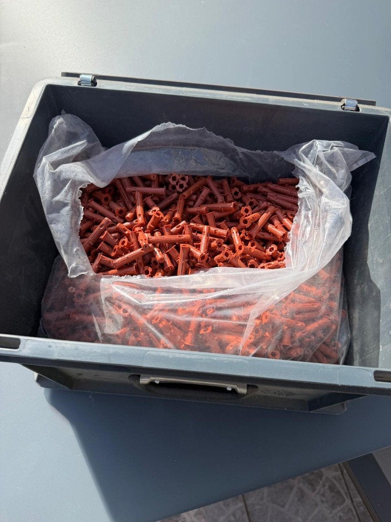 Box met pluggen 8 x 45 mm, Ophalen, Nieuw, Minder dan 50 mm, Pluggen