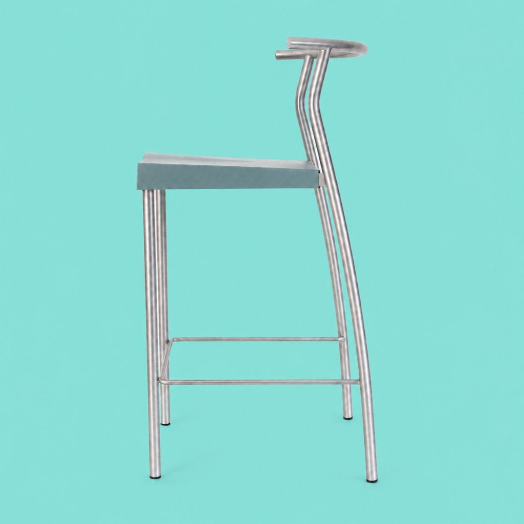 Vintage 'Hi-Glob' barkruk Philippe Starck - Kartell Italy, Enlèvement, Chaise, Marqué