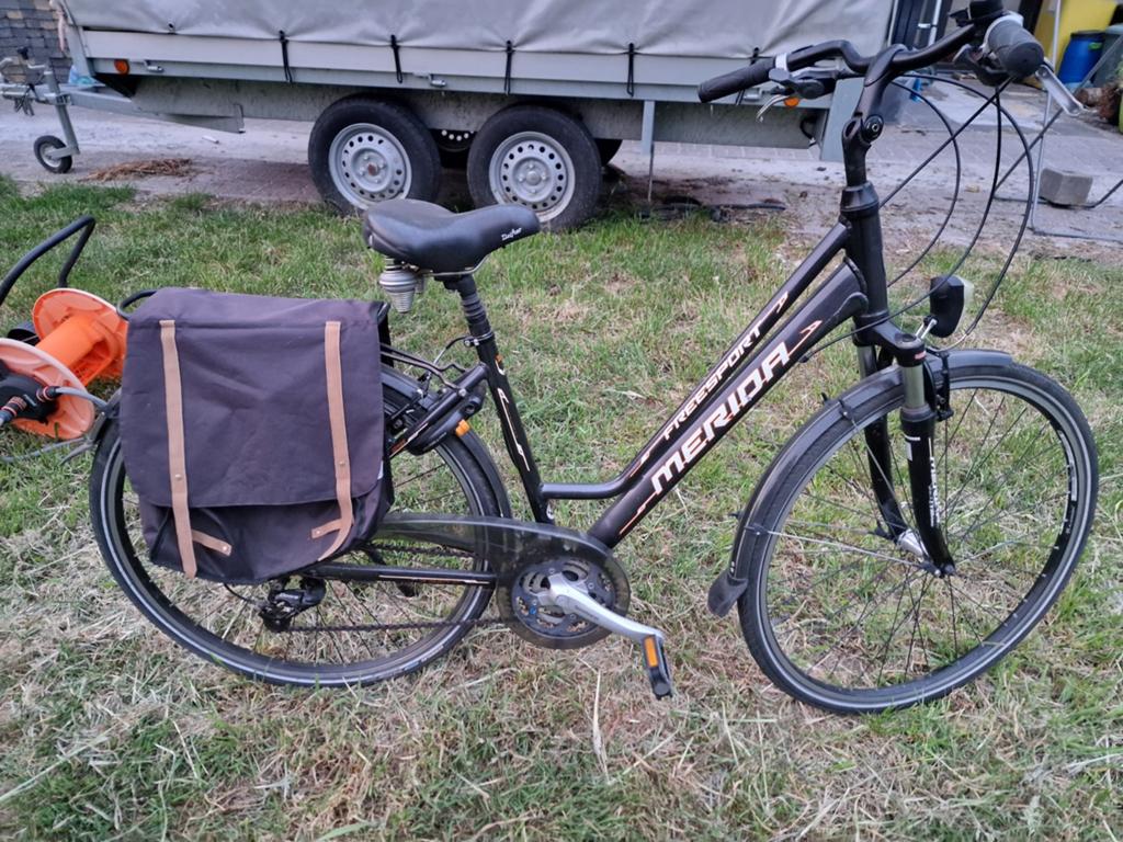 Damesfiets merida freesport 28" 47 cm, Fietsen en Brommers, Ophalen, Gebruikt, Velgrem, 47 tot 50 cm