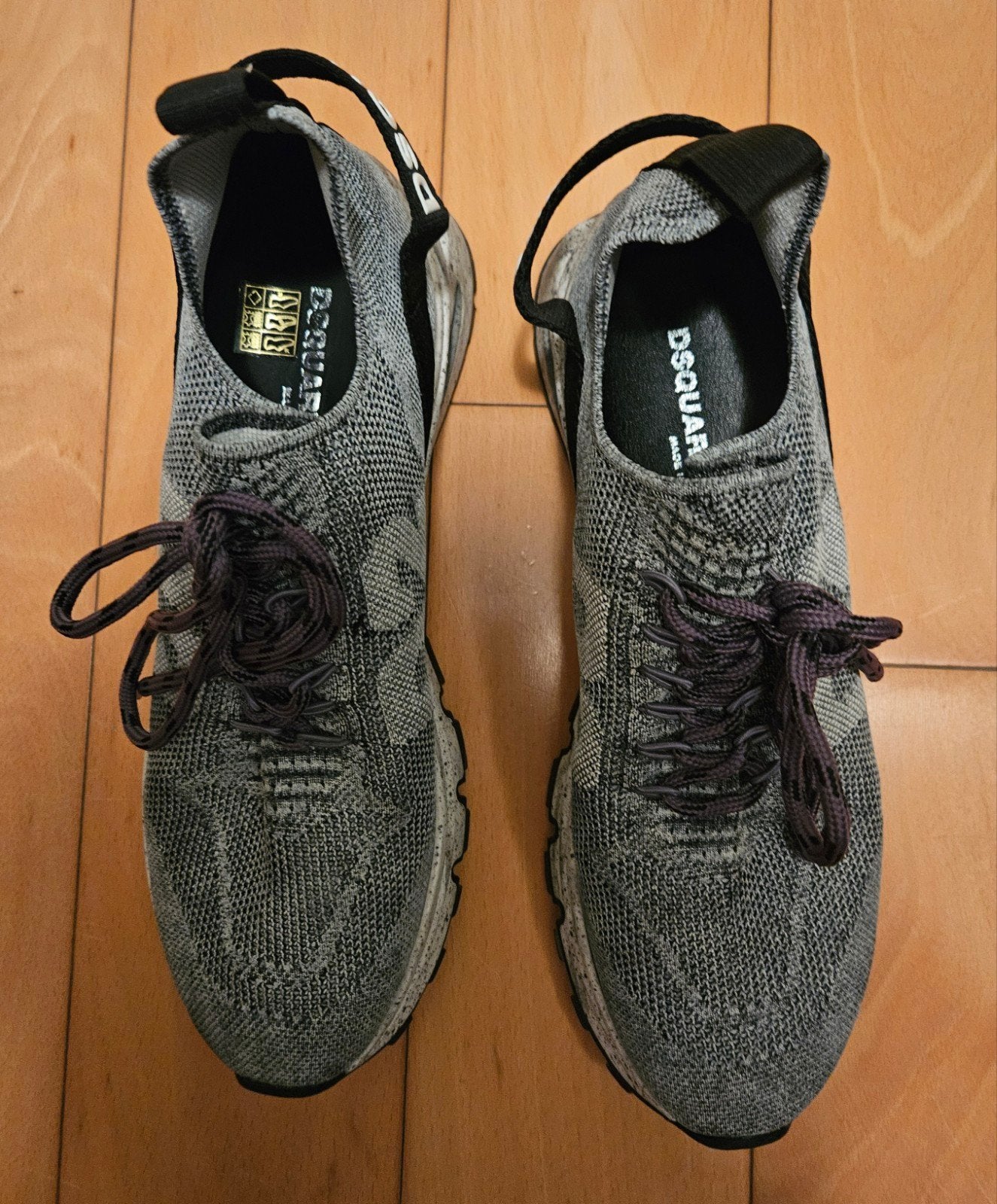 Sneakers grijs maat 43, Overige kleuren, Dsquared2, Ophalen of Verzenden, Zo goed als nieuw