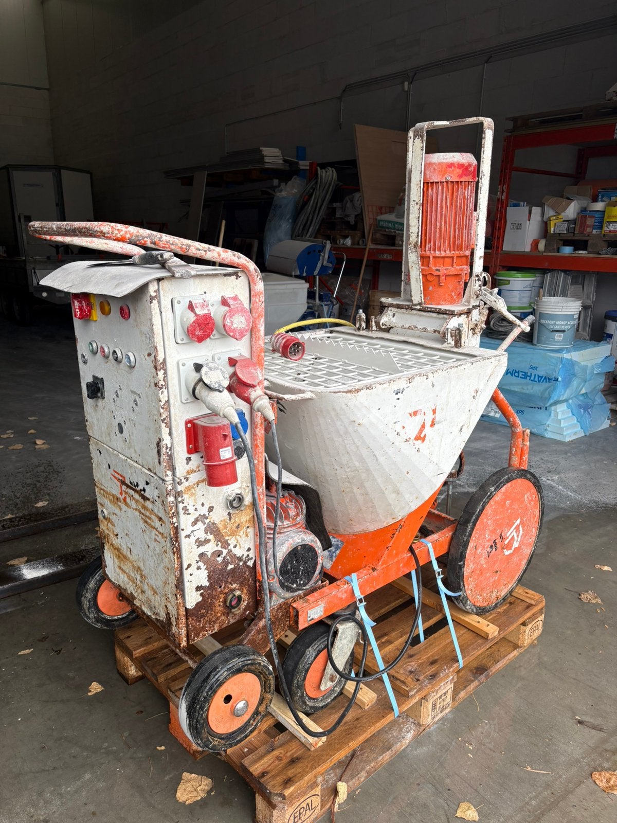 PFT G5 SUPER Gips spuitmachine / machine de plafonnage, Ophalen, Gebruikt