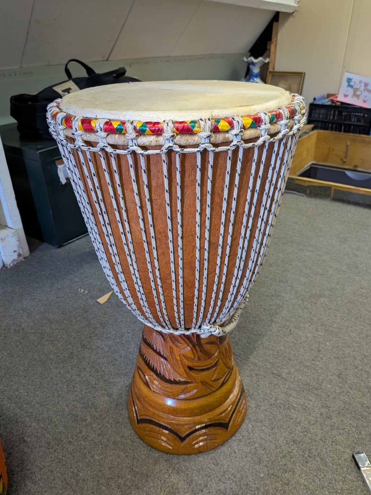 Afrikaanse djembe, Ophalen