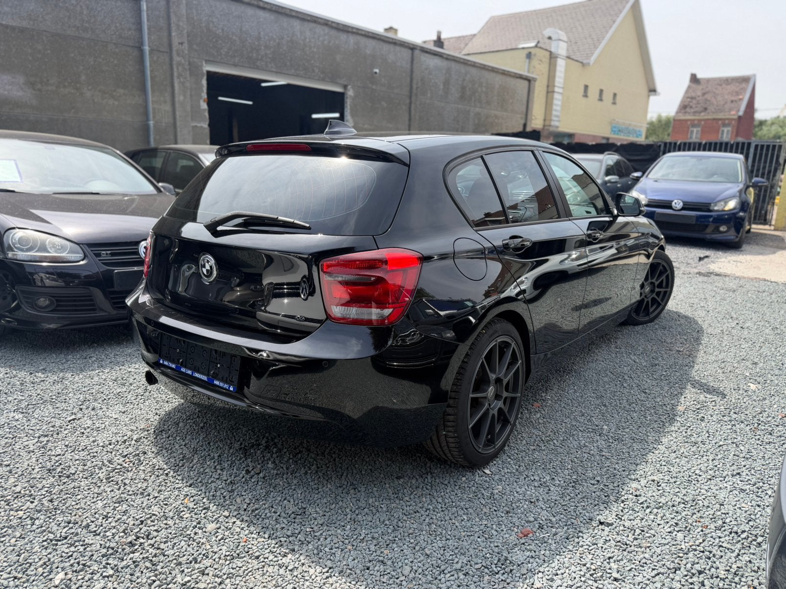 Bmw 116i serie 1 automatique essence, 100 kW, Achat, Entreprise, Noir