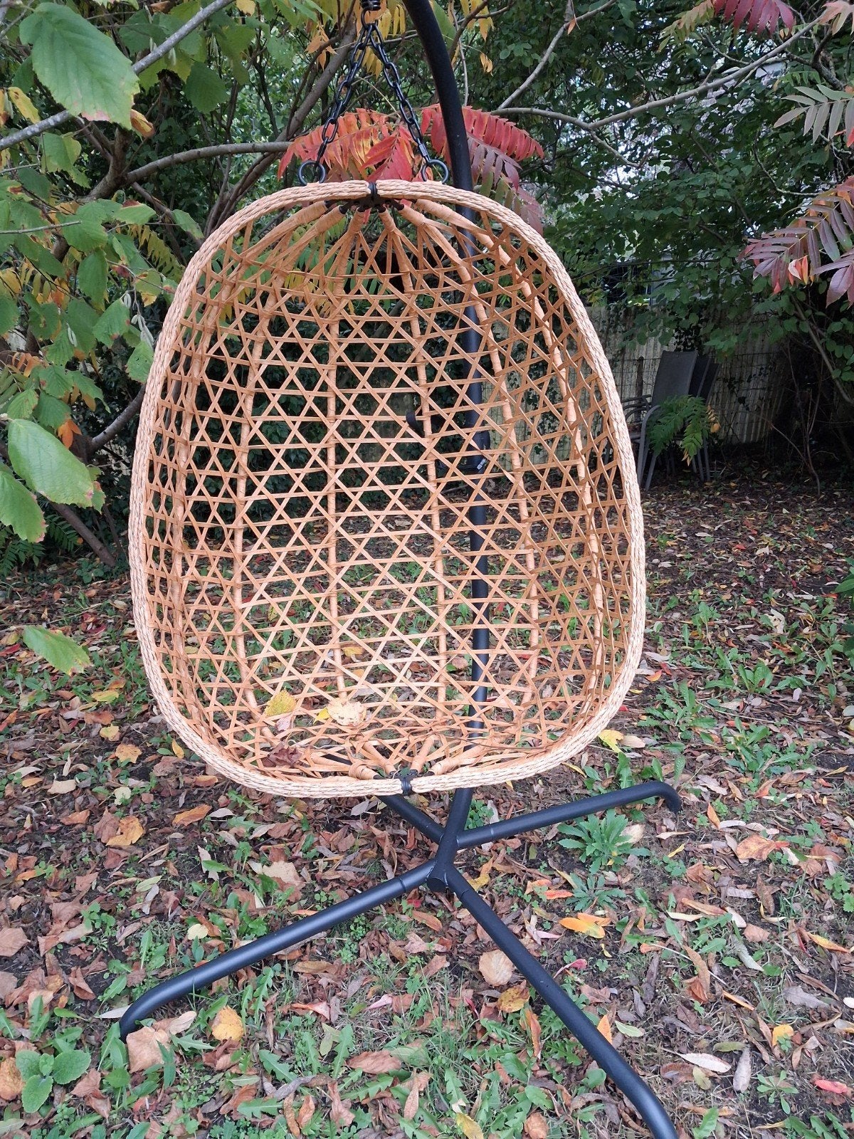 Hangstoel  met bijbehorende kussens ..6maanden oudud, Tuin en Terras, Ophalen, Metaal