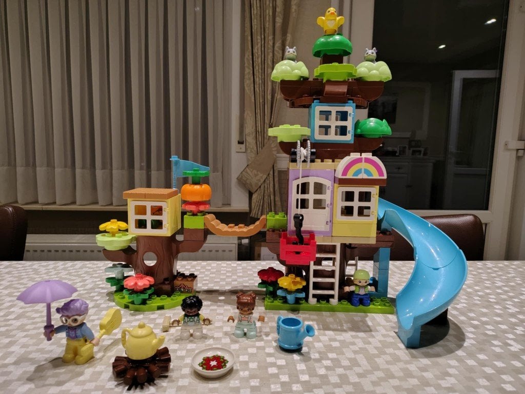 LEGO DUPLO 3 in1 Boomhut, Ophalen of Verzenden, Zo goed als nieuw, Complete set, Duplo
