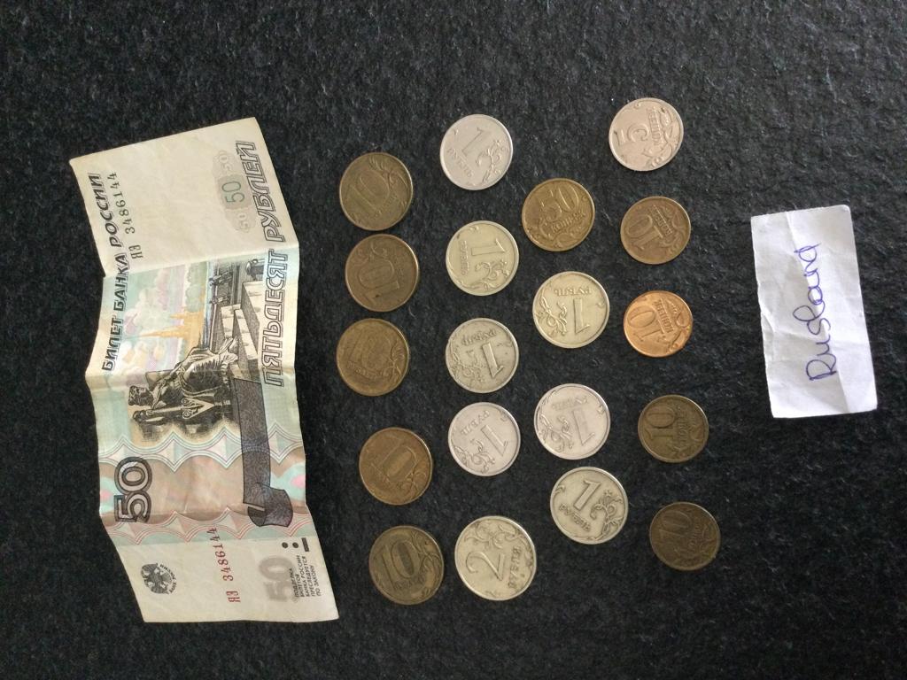 Munten en bankbiljetten rusland, Postzegels en Munten, Ophalen, Rusland