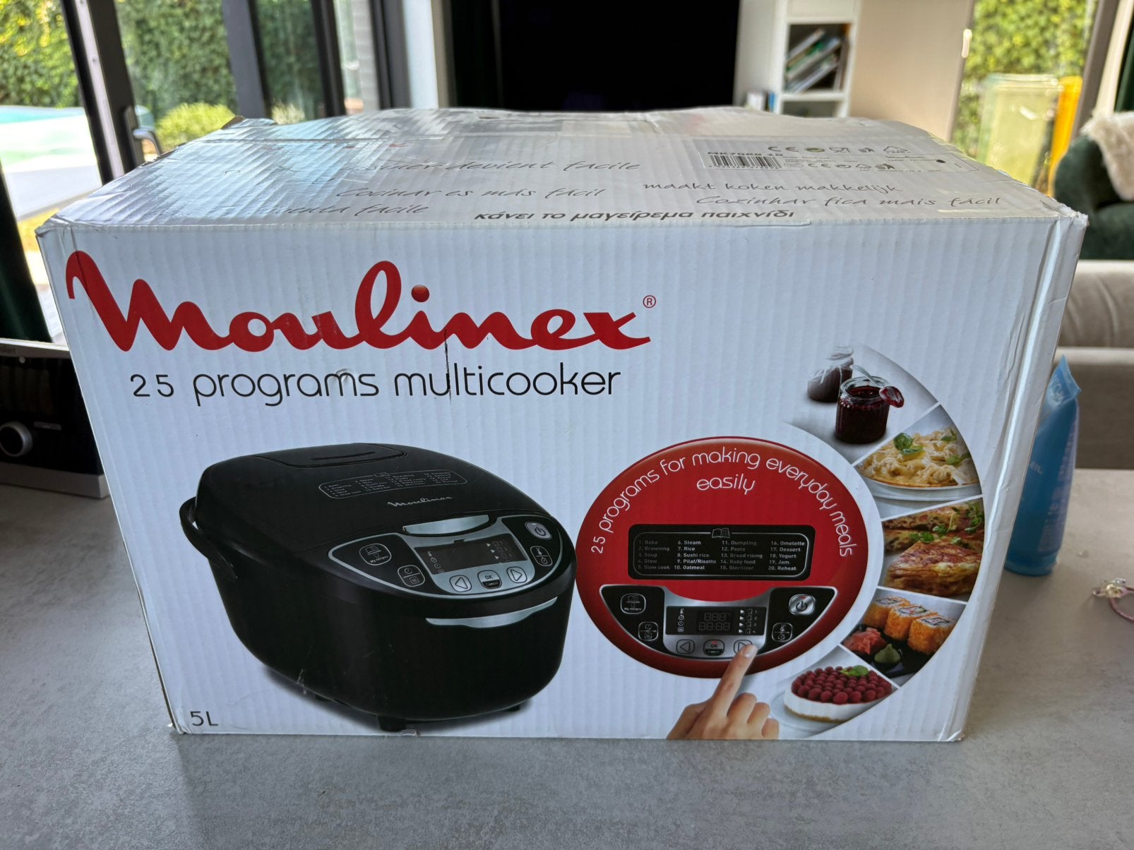 Moulinex 25 programma multicooker, Elektronische apparatuur, Ophalen, Nieuw