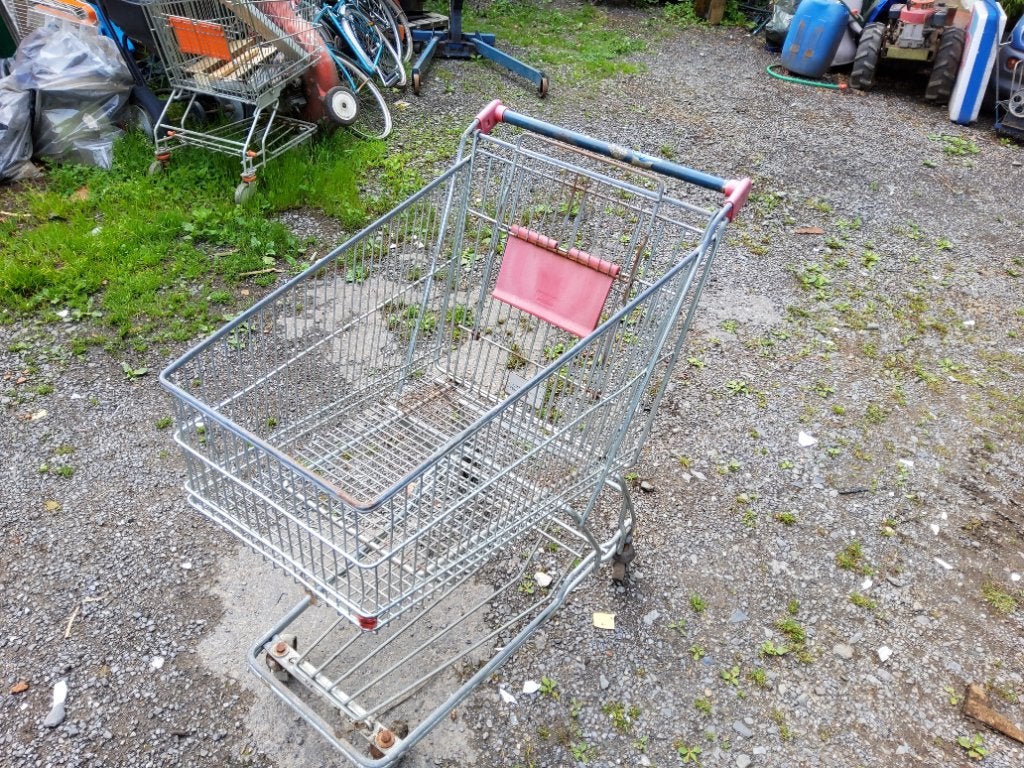 Winkelwagentje met 4 wielen, type met groot oppervlak, Ophalen