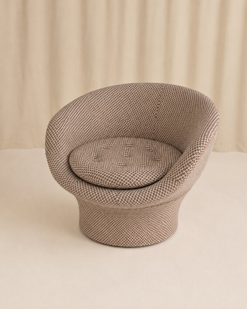 FAUTEUIL GAMMA — pièce de design — PIERRE GUARICH, Moins de 75 cm, Comme neuf, Enlèvement, 50 à 75 cm