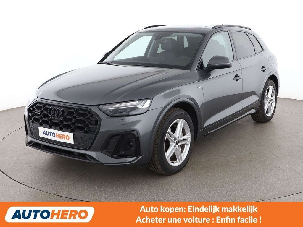 Audi Q5 50 TFSIe quattro S line (bj 2023, automaat), Auto's, Gebruikt, Leder, 220 kW, 5 zetels