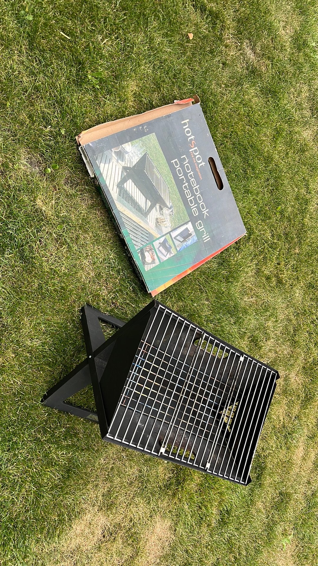 Draagbare en opvouwbare bbq, Ophalen, Zo goed als nieuw