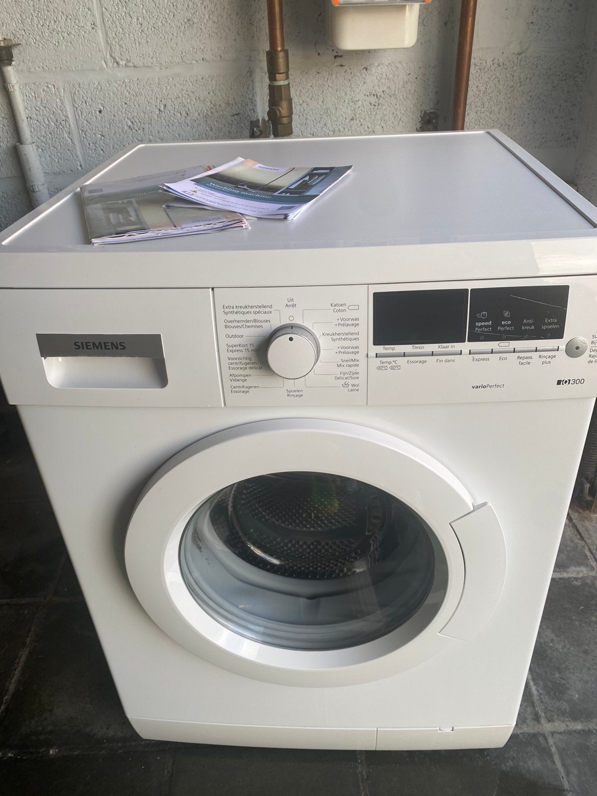 Wasmachine, Ophalen, Zo goed als nieuw, Voorlader, 85 tot 90 cm