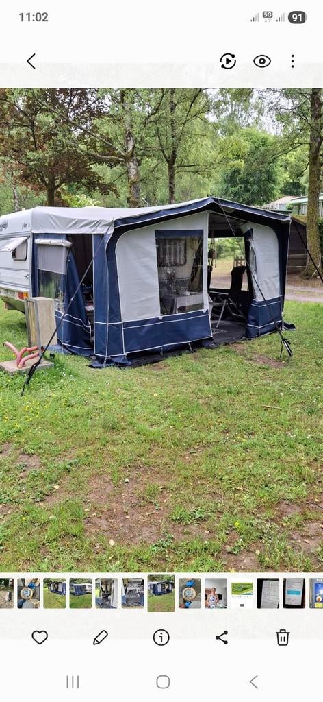 Voortent caravan, Caravans en Kamperen, Voortenten en Luifels, Ophalen