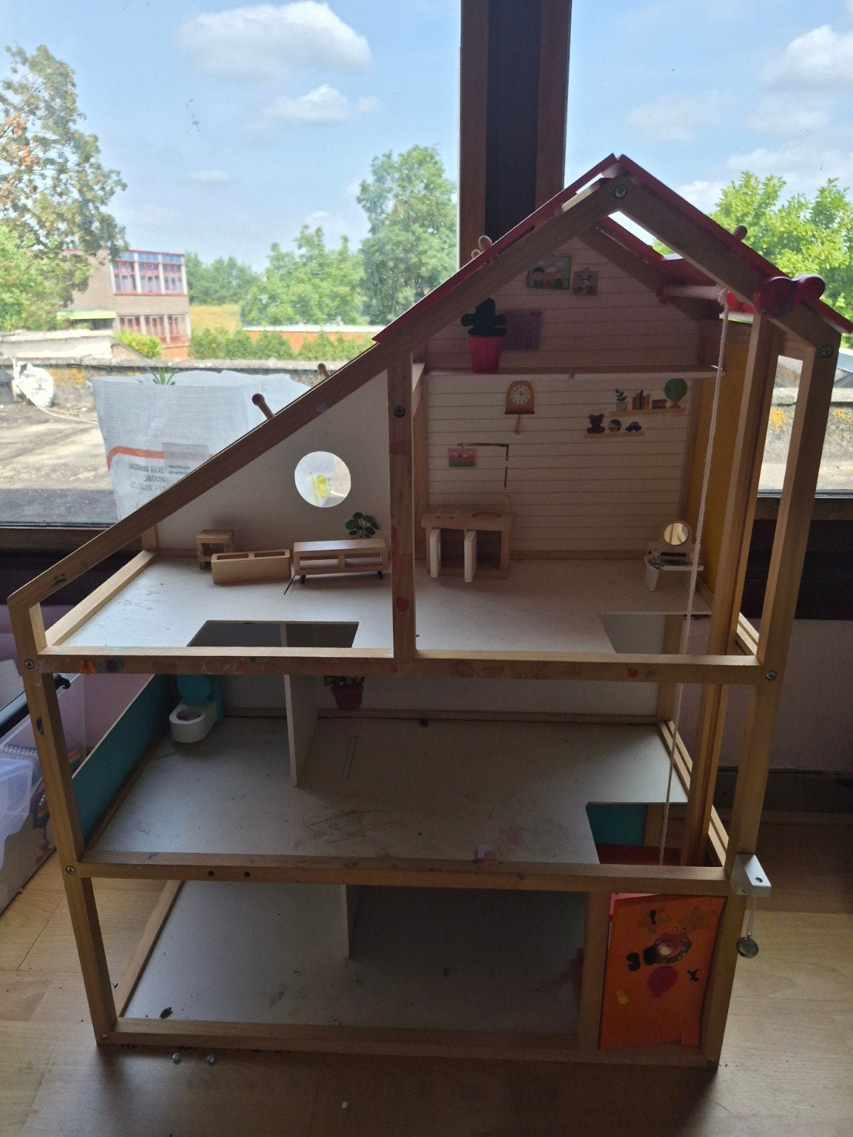 houten speelhuisje, Kinderen en Baby's, Ophalen, Gebruikt