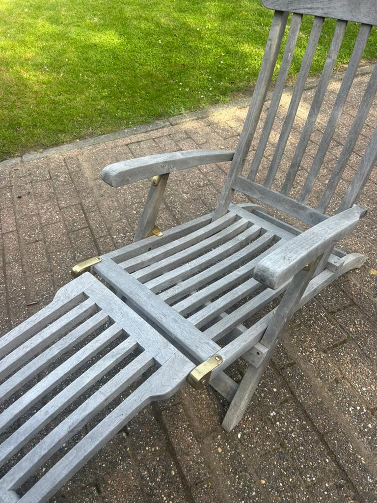 Chaise de jurdin, Doe-het-zelf en Bouw, Steigers, Ophalen, Zo goed als nieuw