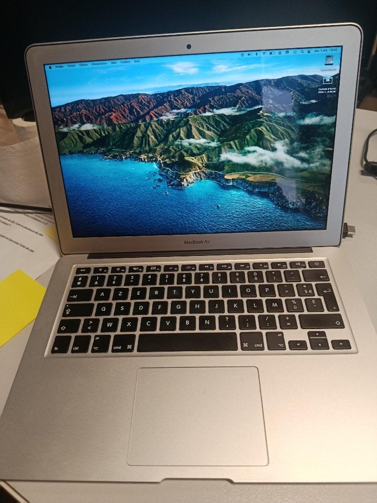 MacBook Air 13" (2017), Informatique & Logiciels, Reconditionné, Moins de 2 Ghz, Azerty, 128 GB ou moins