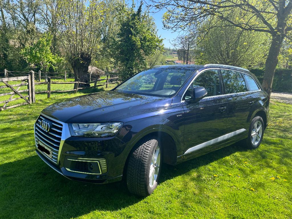 Audi Q7 e-tron, Auto's, Automaat, 48 g/km, Blauw, 2800 kg