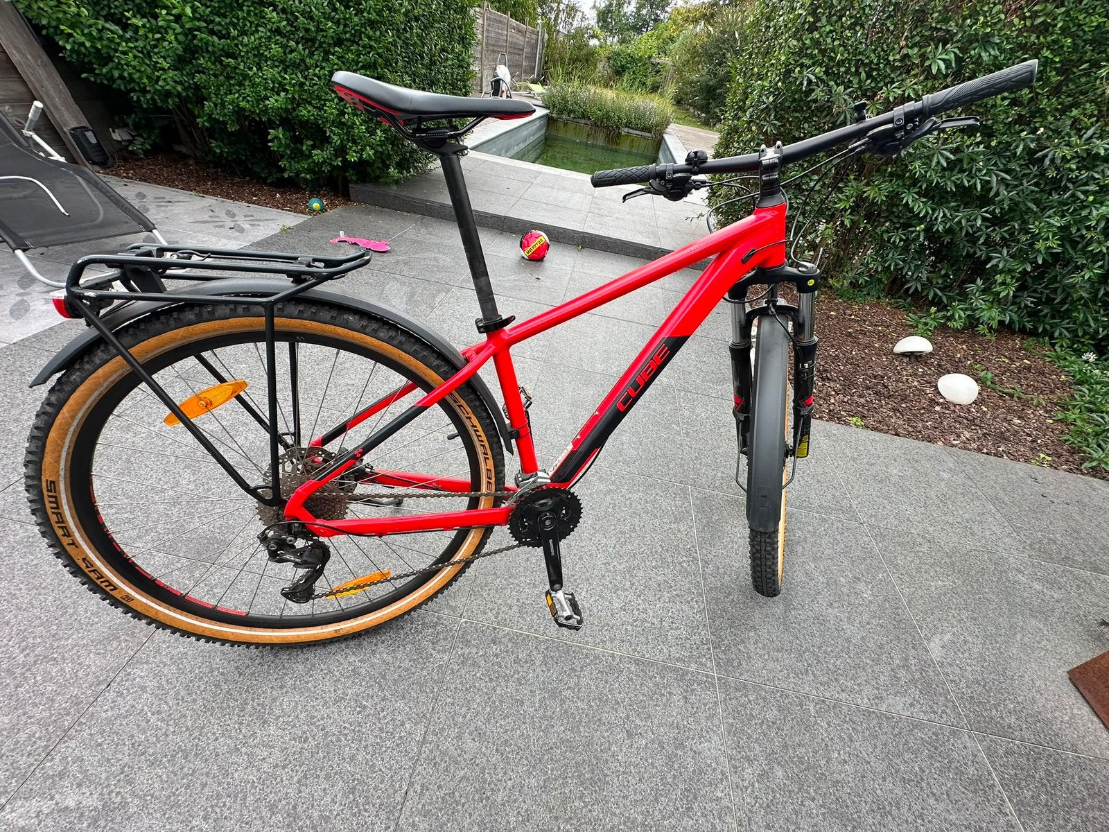 Cube aim SL allroad red ‘n black, Fietsen en Brommers, Ophalen, Zo goed als nieuw