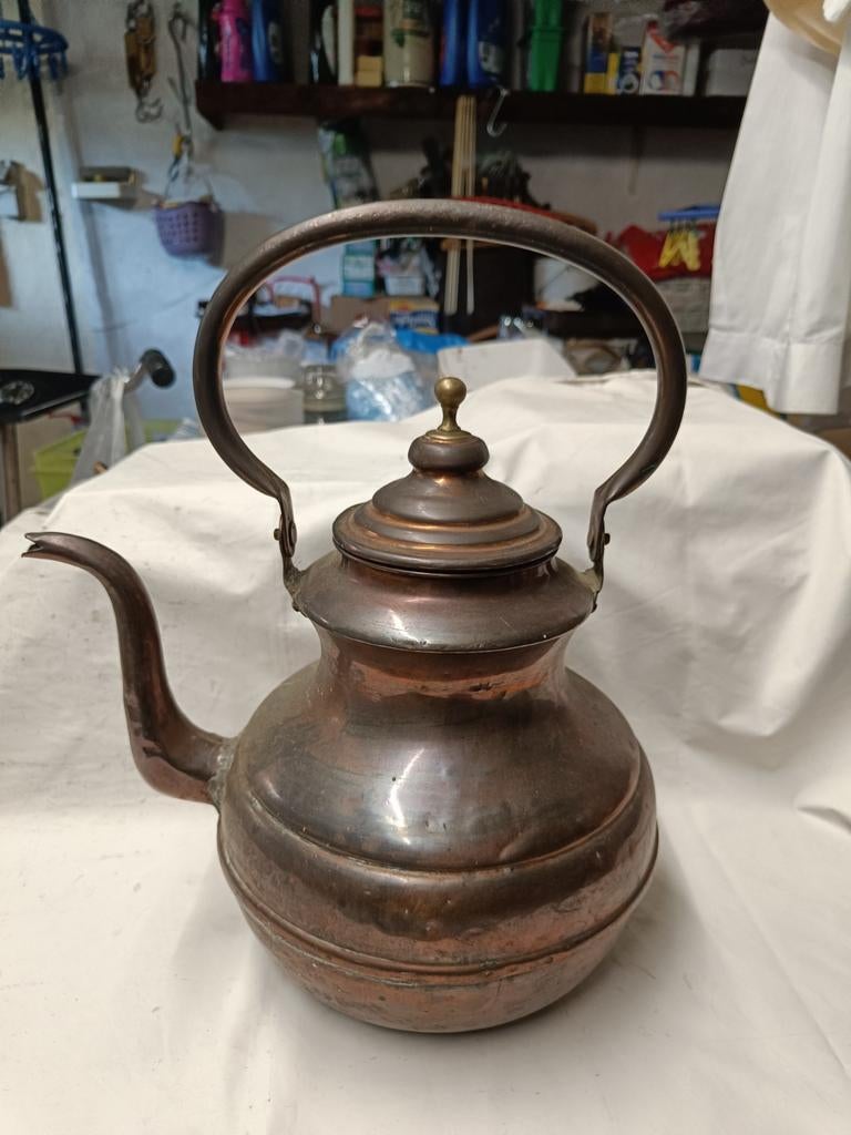 Kopere ketel 38 cm hoog, Ophalen