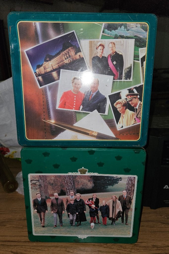 blikken dozen koningshuis, Verzamelen, Blikken, Ophalen, Gebruikt, Overige, Overige merken