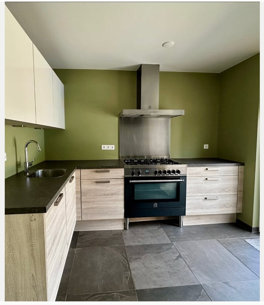 Hoekkeuken, Huis en Inrichting, Ophalen, Gebruikt, Bruin, Hoekkeuken