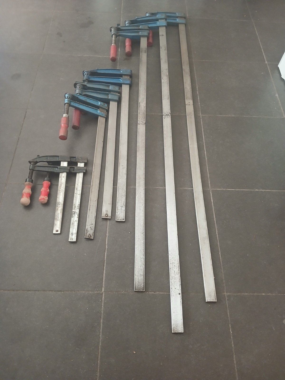 jeu de serre-joints /étau de serrage / (industriel), Bricolage & Construction, Enlèvement, Étau